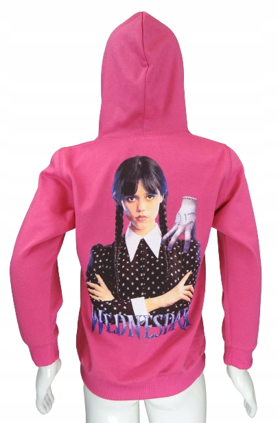 

bluza Wednesday kangur bawełna kaptur A75 roz. 128