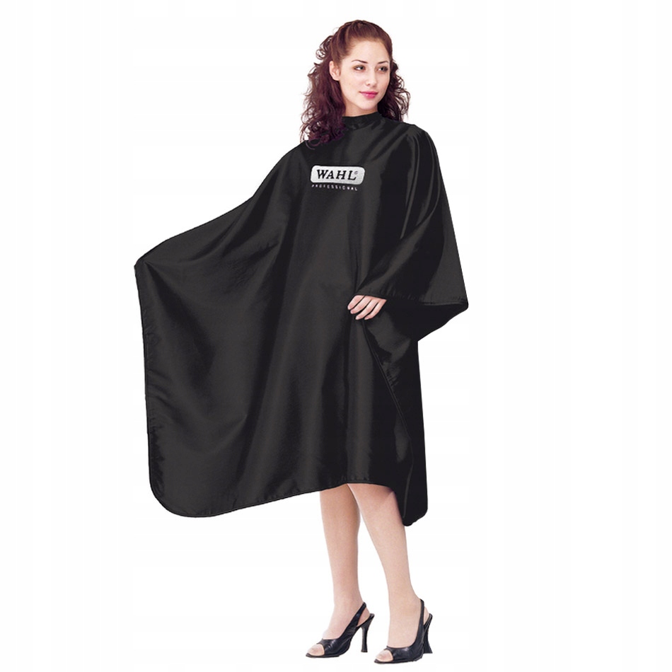 Wahl Černá Pláštěnka Se Zapínáním Na Na Suchý Zip Barber