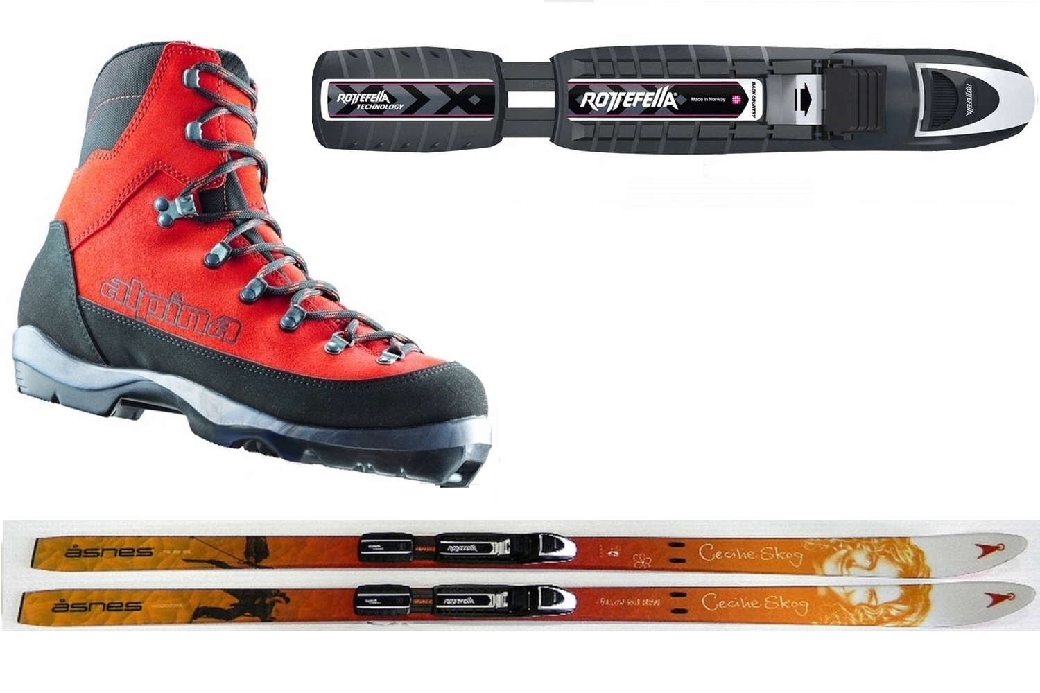 narty backcountry Asnes C. Skog BC +Alpina Wyoming