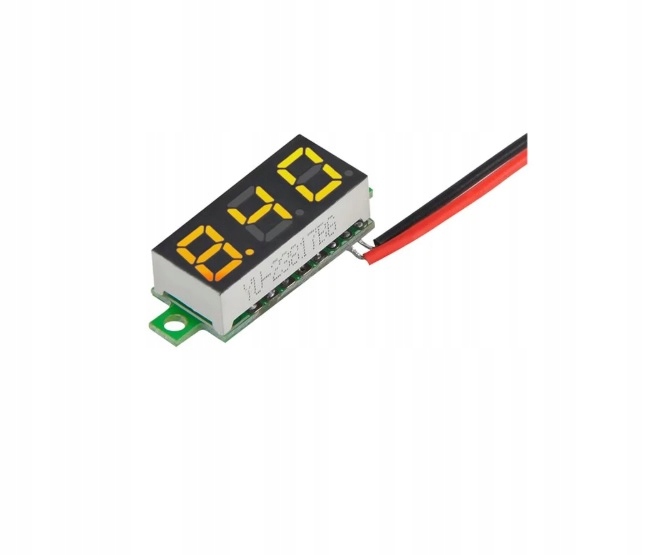 

Woltomierz 4.5-30V Cyfrowy 0.28 Żółty ZTA31755