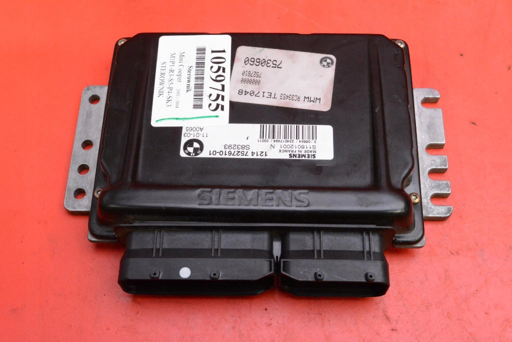 control unit computer of the engine 7527610-01 MINI COOPER R50 1.6 16V 116 KM 01-04