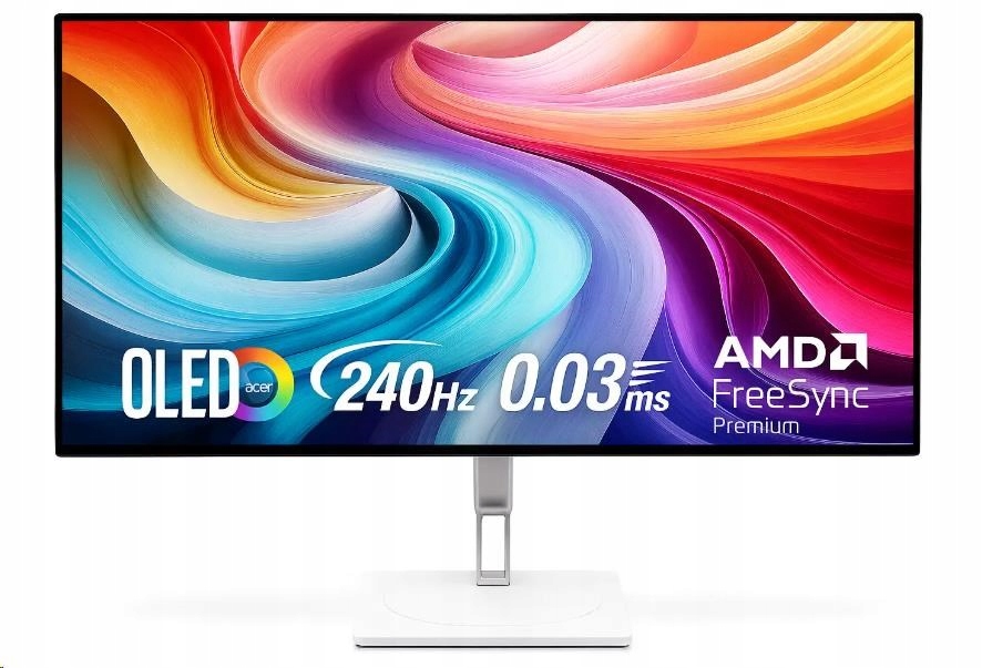 Acer/ CE270U X/ 26, 5"/ Qd-oled/ Qhd/ 240Hz/ 0, 03ms/ Biela/ 3R Um.gcxee…