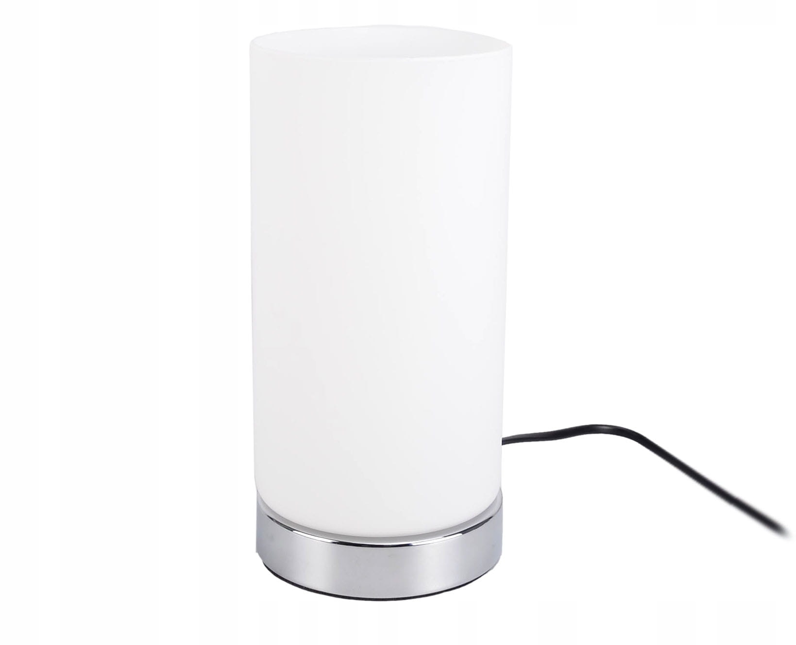 LAMPKA NOCNA - ZAPLANA DOTYKOWO - SYPIALNIA - CHROM - SZKŁO - E27 Długość/wysokość 22.8 cm