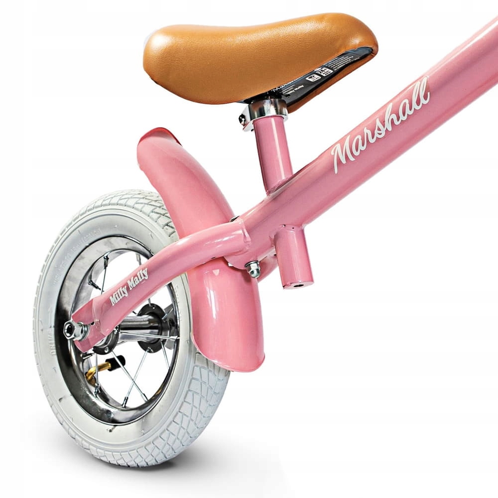 Rowerek Biegowy Pompowane Koła różowy prezent dla 3 latki dla Dziewczynki Marka Milly Mally