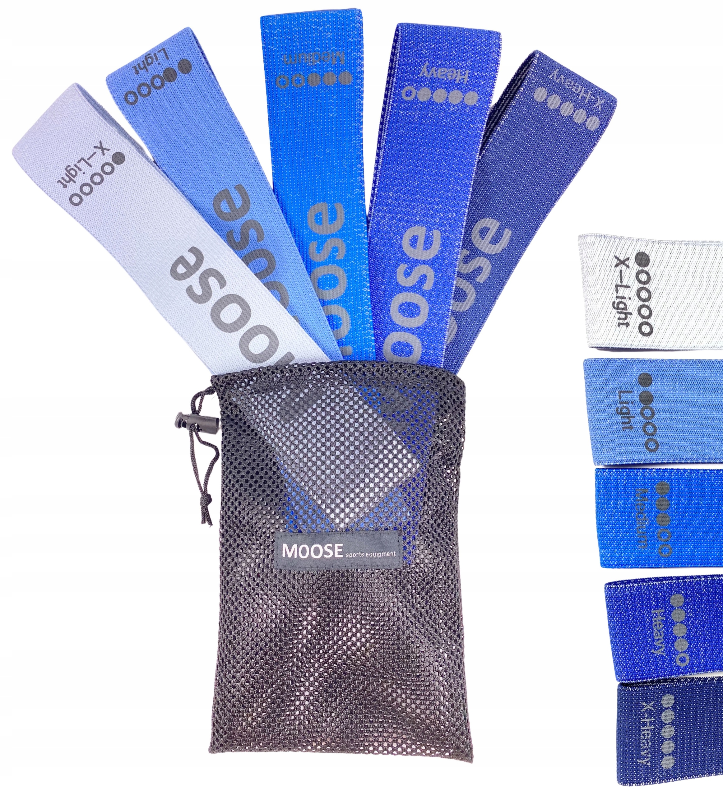 

Zestaw 5x Gum Indigo Band Materiałowych Do Ćwiczeń