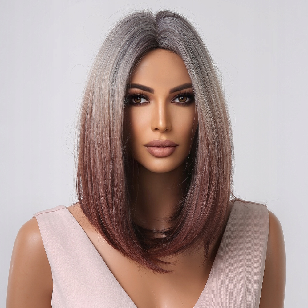 Světle fialová mikádo paruka Emma