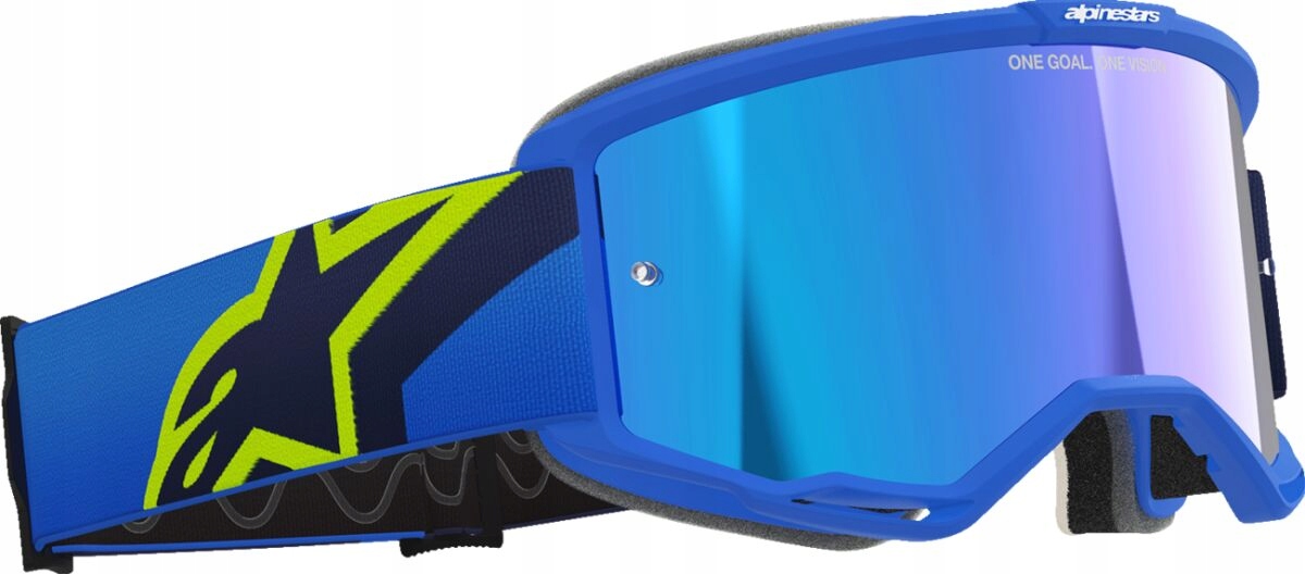 Okuliare Na Crossa Alpinestars Vision 5 Corp Blue/yellow 5101825-7288
