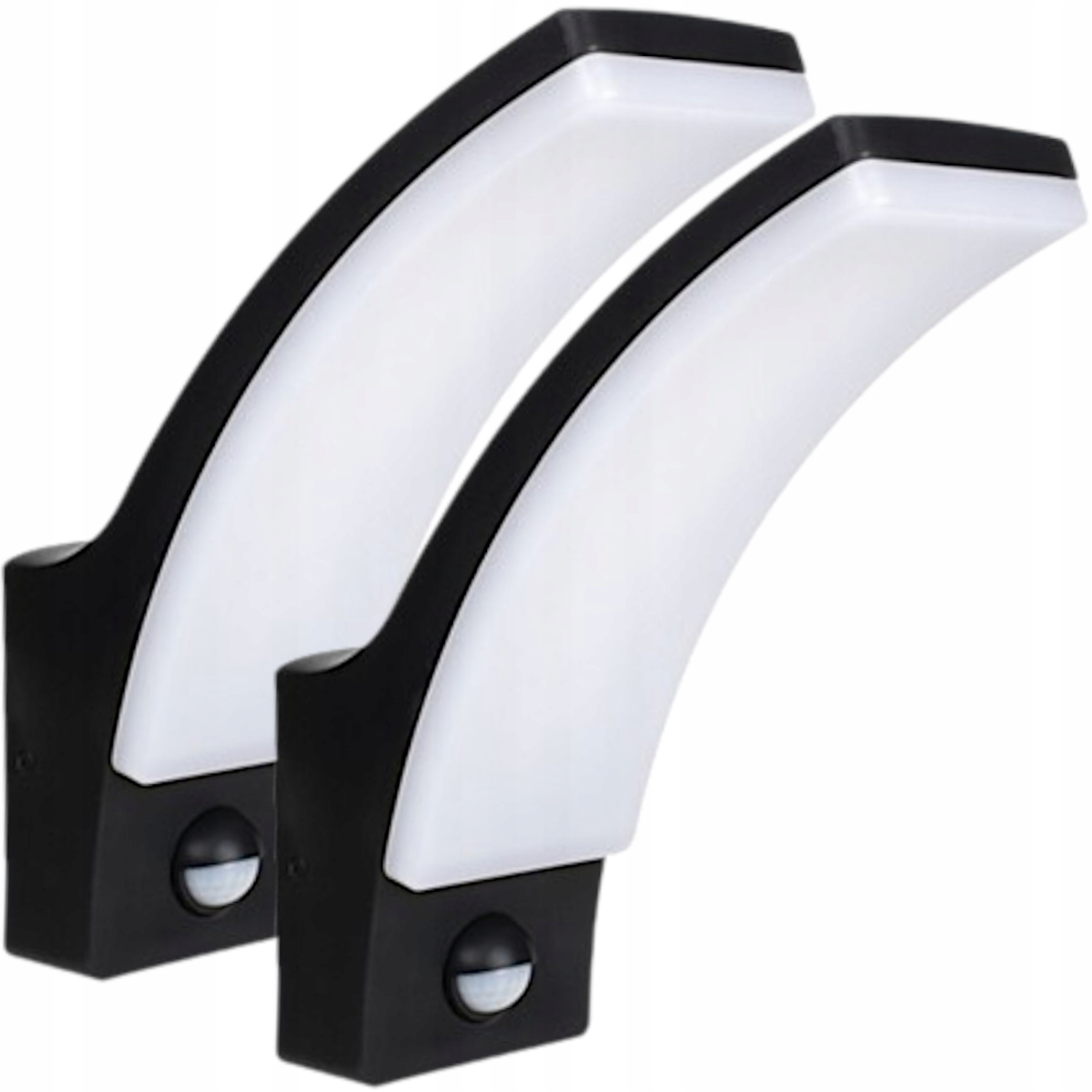 2x Led fasádní lampa Venkovní nástěnné svítidlo se senzorem pohybu soumraku