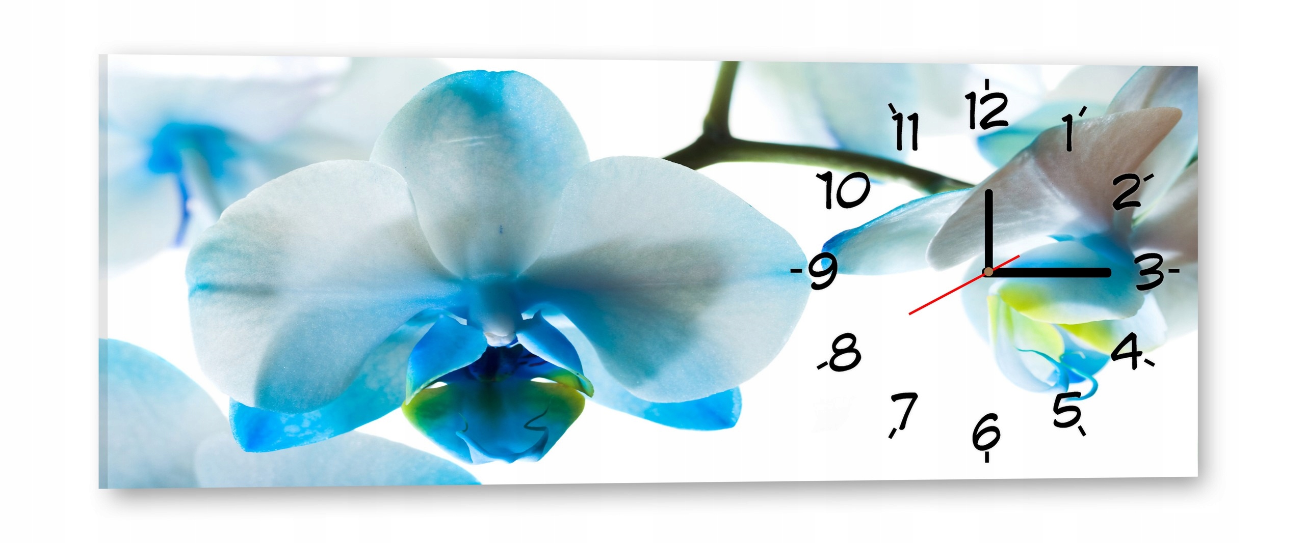 

Obraz z zegarem na płótnie 100x40 Obrazy do salonu