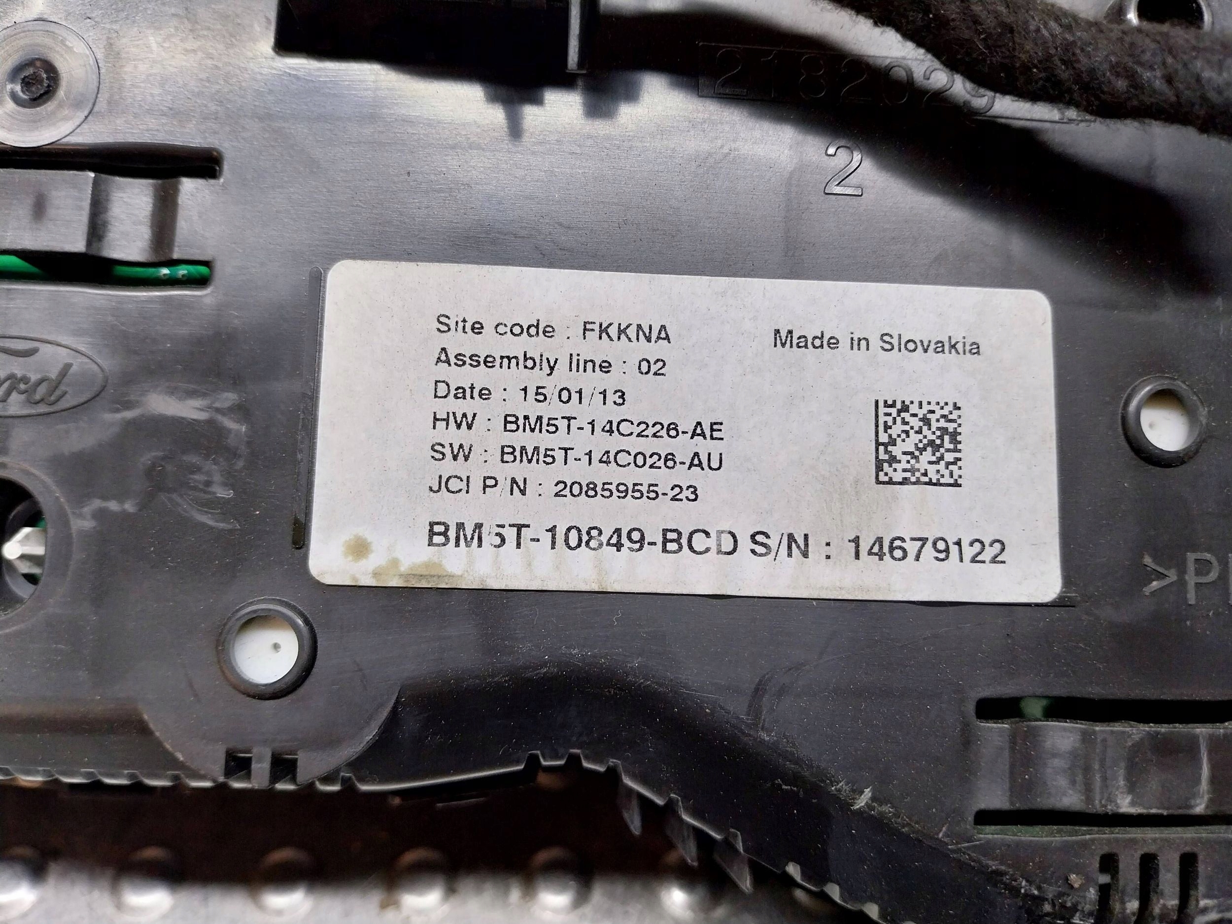 dials dials BM5T-10849-BCD FORD FOCUS MK3 C-MAX MK2 1.6 TDCI