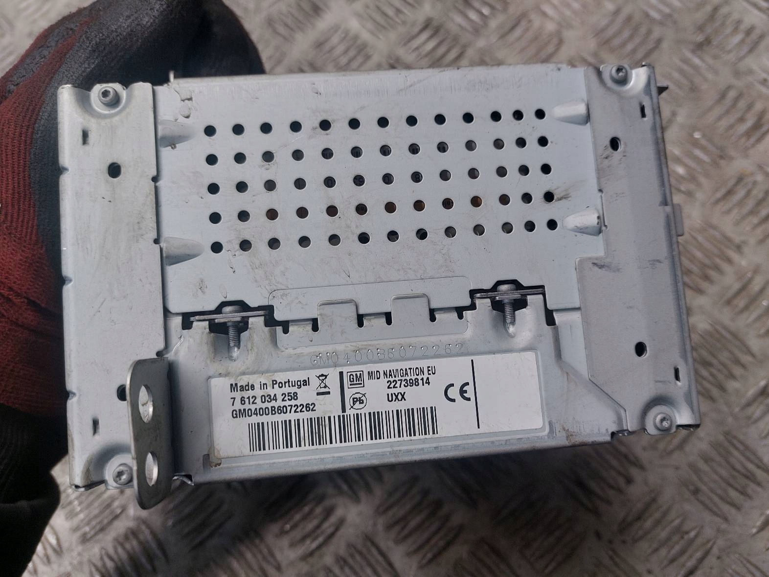 RADIO ODTWARZACZ + PANEL air conditioning devices + frame OPEL INSIGNIA A 22739814