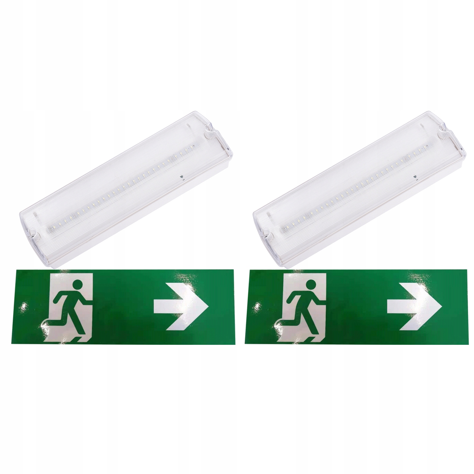 

2xOprawa awaryjna ewakuacyjna Led Exit idź w prawo
