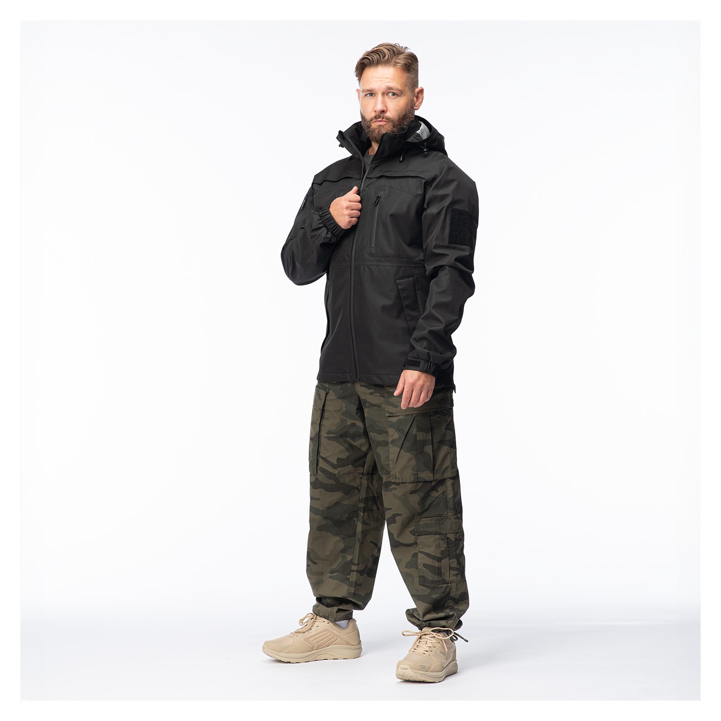 Pánská přechodová treková bunda Magnum Sparta černá vel. XXXL