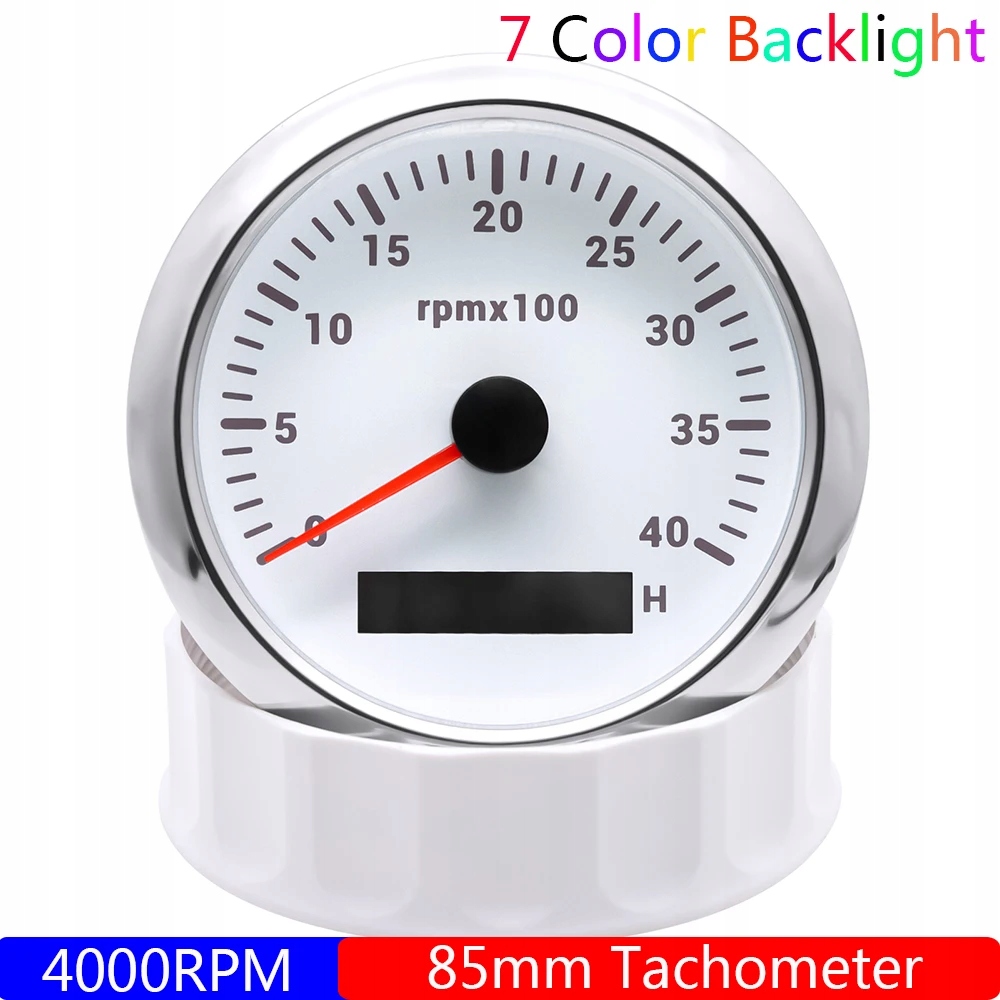 85MM Diesel Engine Tachometer Sensor RPM Gauge REV Counter 3000RPM
