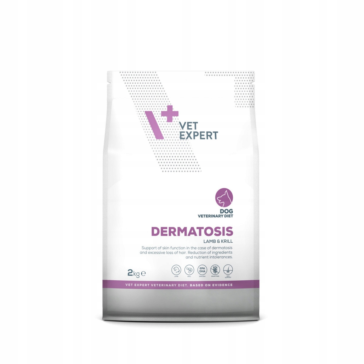 Sucha karma dla psa VetExpert Veterinary Diet Derm Lamb&Krill 2kg