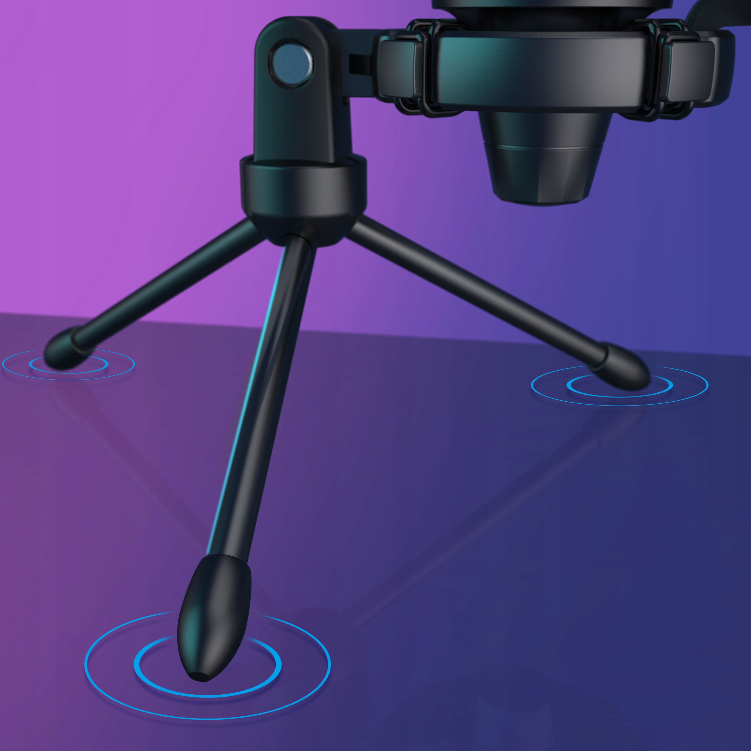 Mikrofon pojemnościowy studyjny Fifine A6V AMPLIGAME RGB gla graczy Zastosowanie studyjny