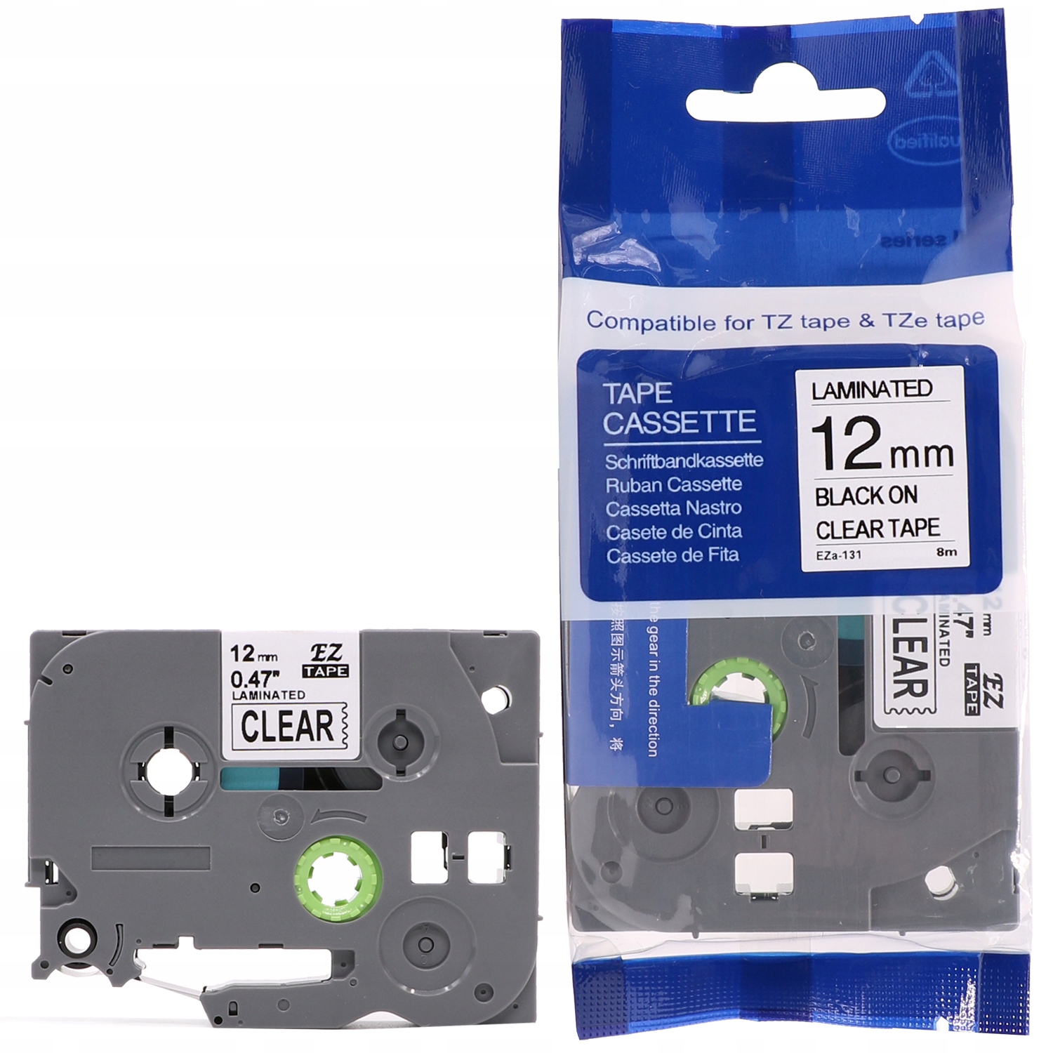 

Taśma Do Brother P-touch 12MM 8M Przezr TZE-131