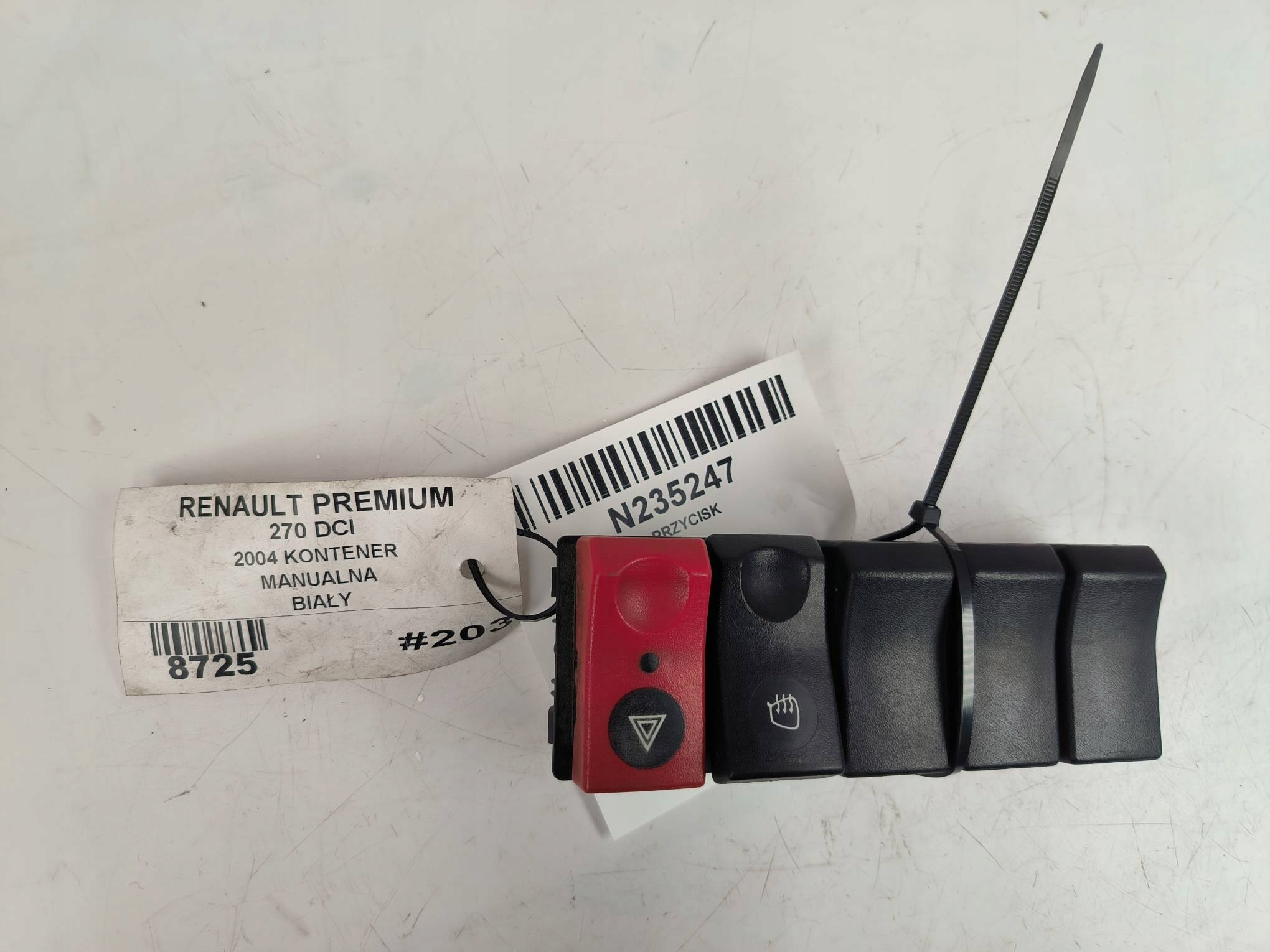 schalter des warnblickschalters RENAULT PREMIUM