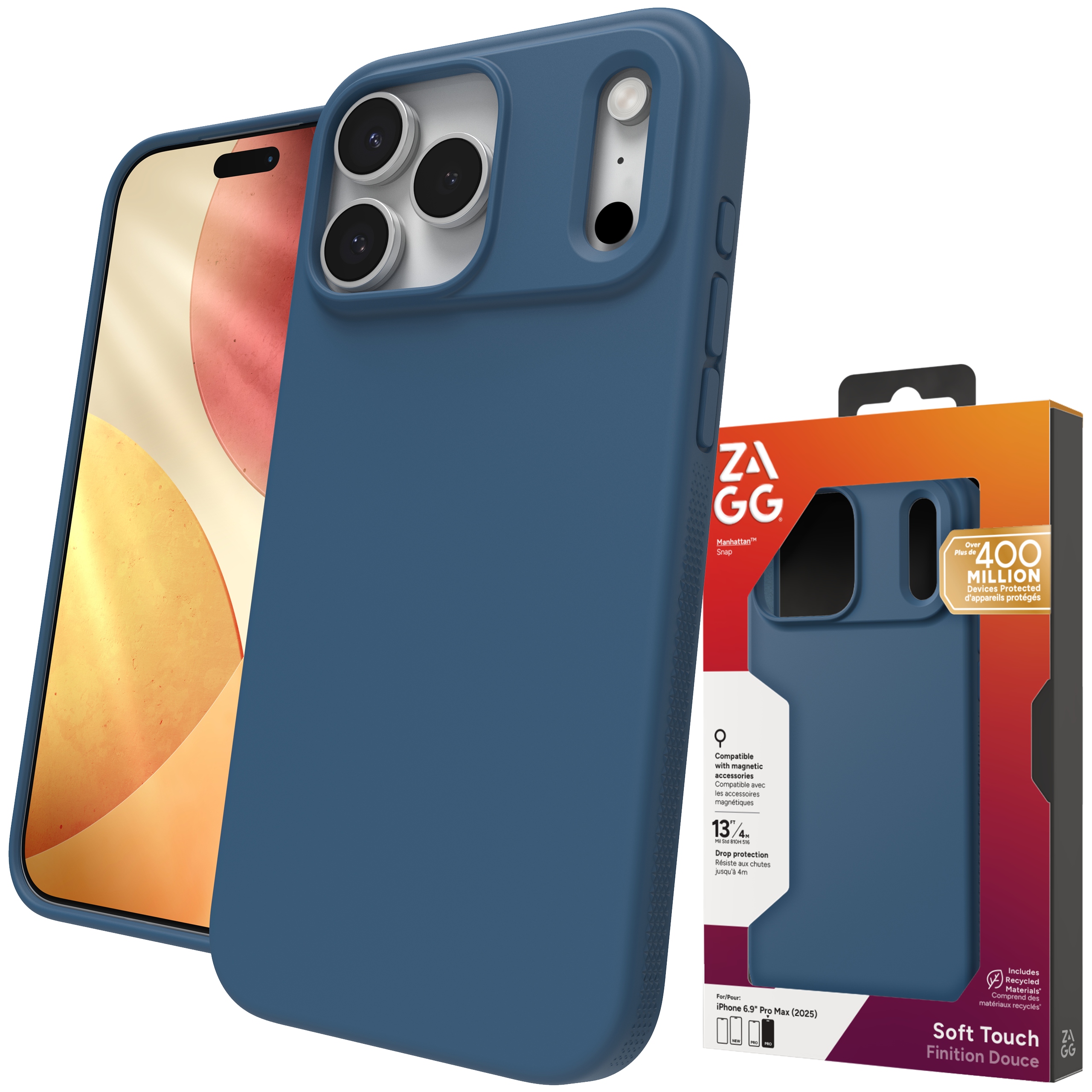 Zagg Manhattan Snap Case Pouzdro s MagSafe pro iPhone 17 Pro Max