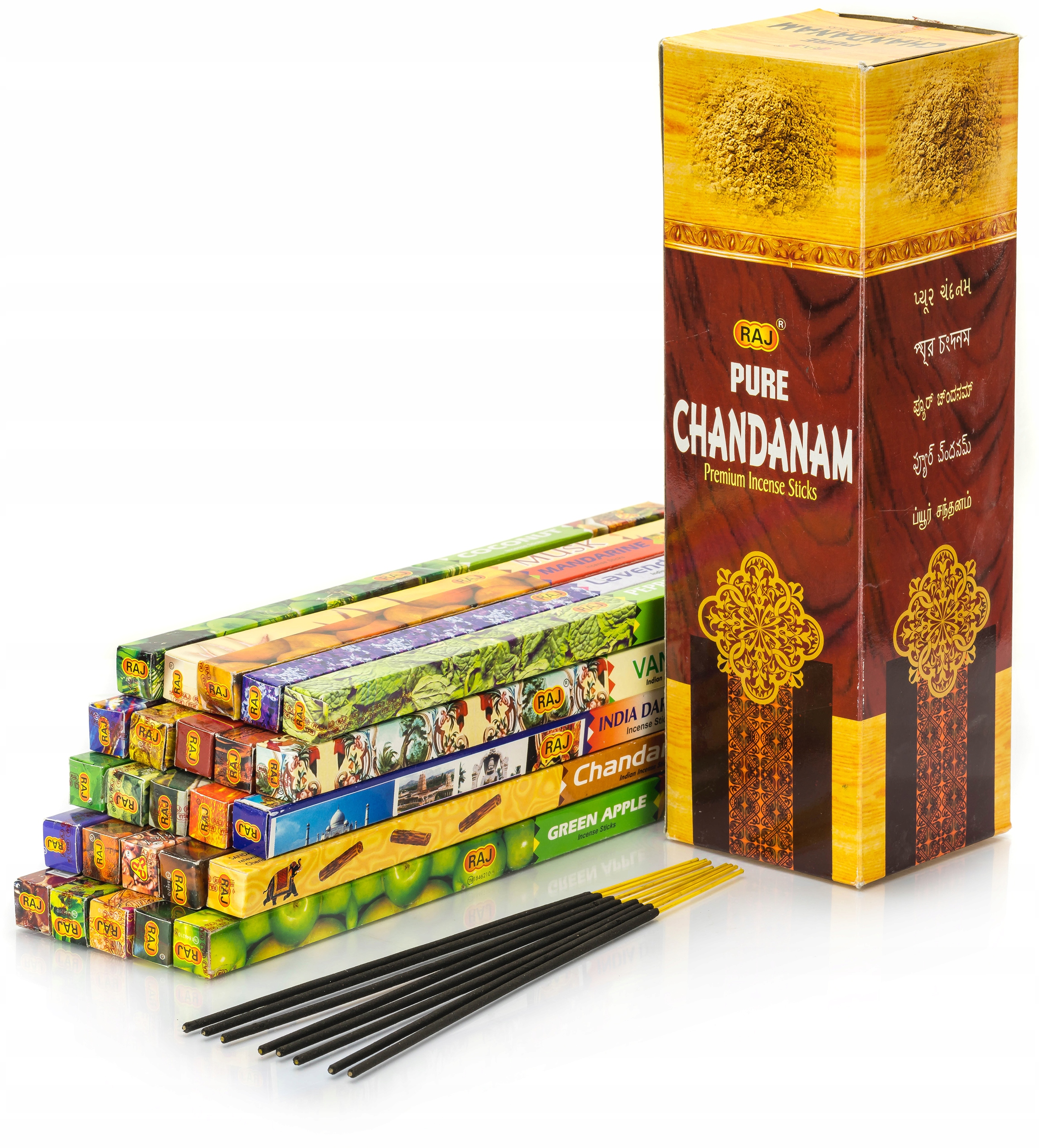 KADZIDEŁKA zapachowe RAJ Mix 200szt - 25 Zapachów