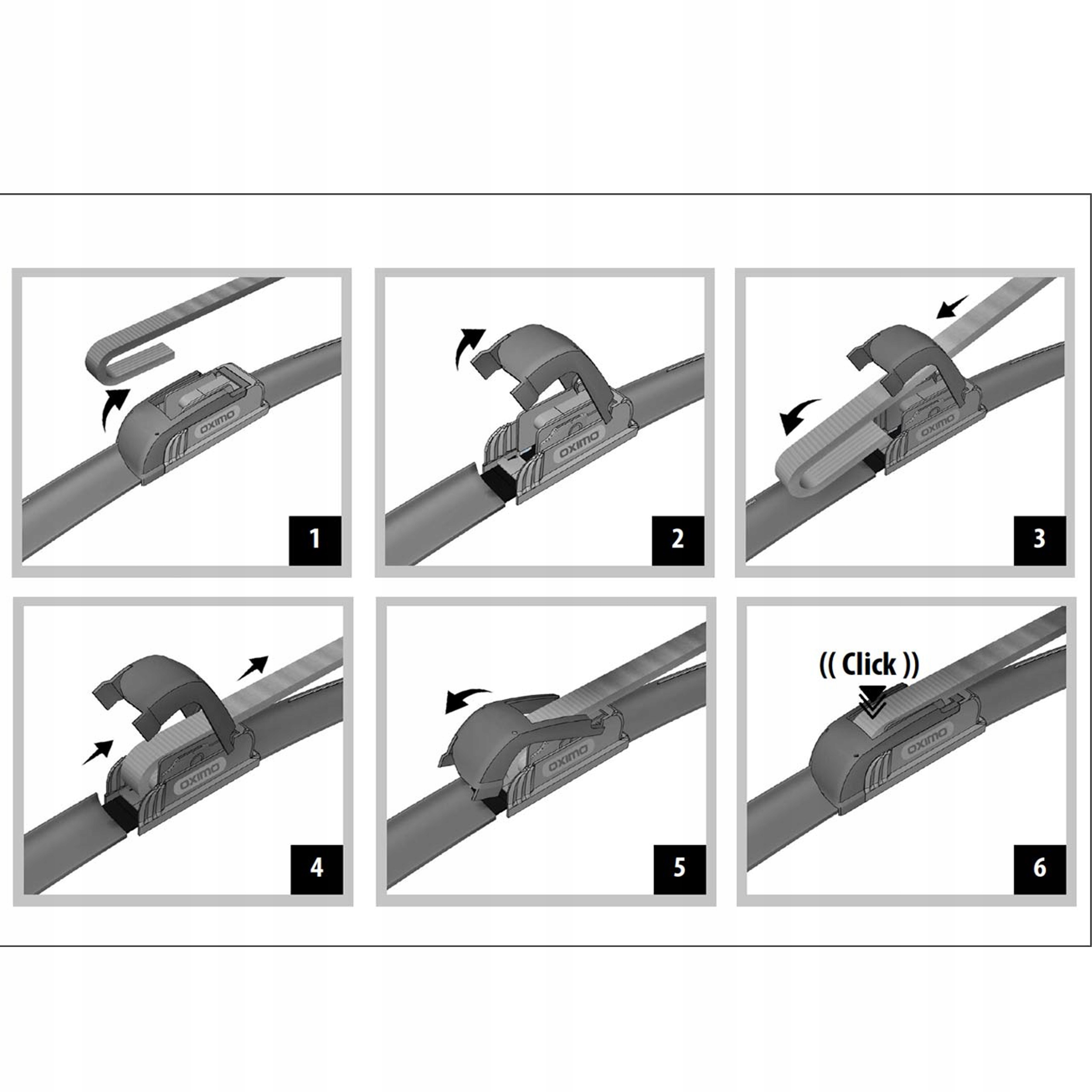 OXIMO WYCIERACZKI HYBRYDOWE OPEL ASTRA G/F 98- Producent Oximo