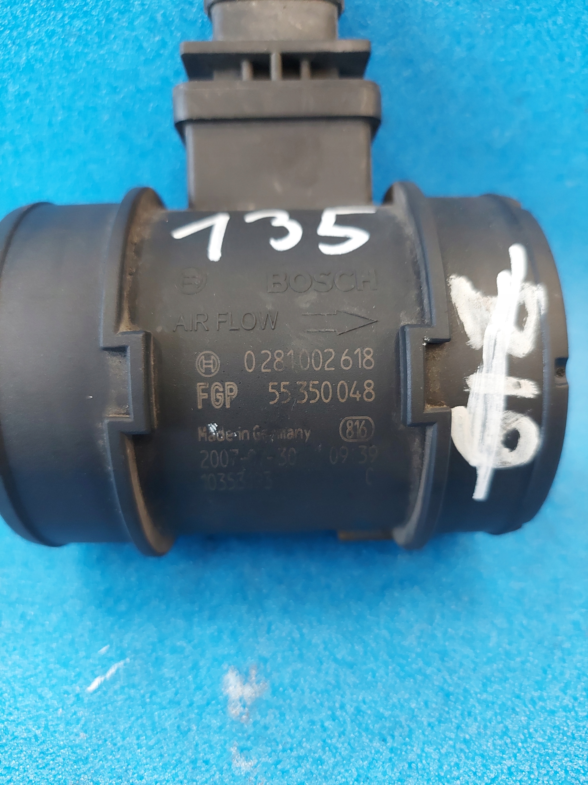 flow meter OPEL ,FIAT 1.9 CDTI 0281002618