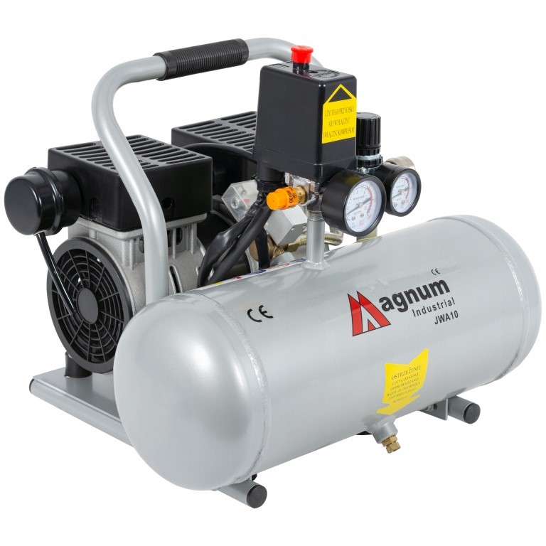 Bezolejový, tichý zubný kompresor JWA10 10 l 400 W 230 V Magnum