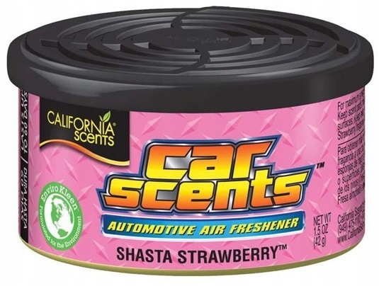 CALIFORNIA CAR SCENTS ZAPACH - SHASTA STRAWBERRY Rodzaj puszki zapachowe