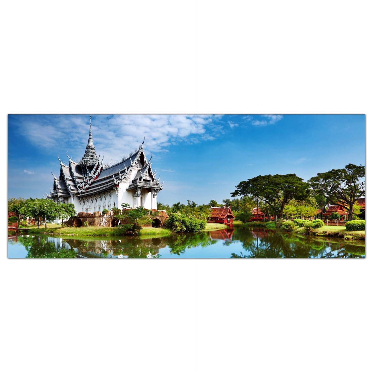 

Obraz na szkle Foto Pałac Jezioro Tajlandia 125x50