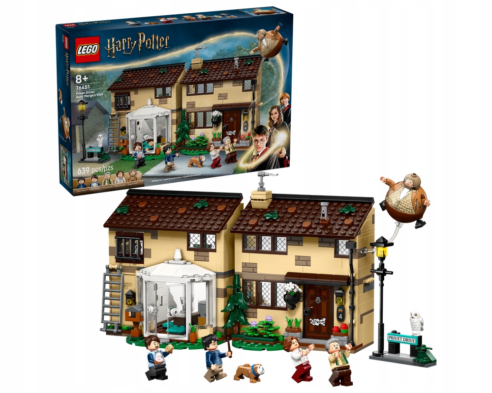 LEGO Harry Potter 76451 Privet Drive Wizyta Ciotki Marge NOWY P180