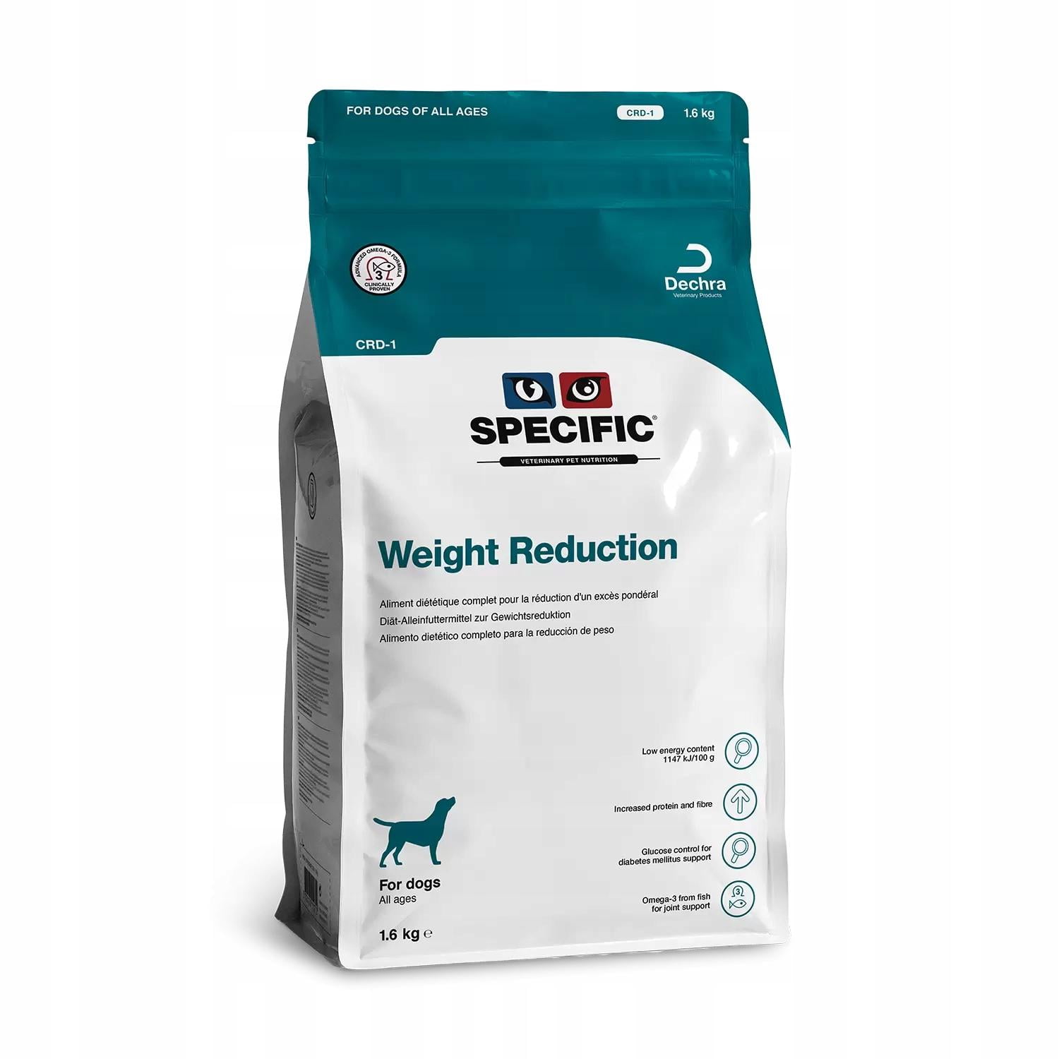 Specific CRD-1 Weight Reduction 1,6kg