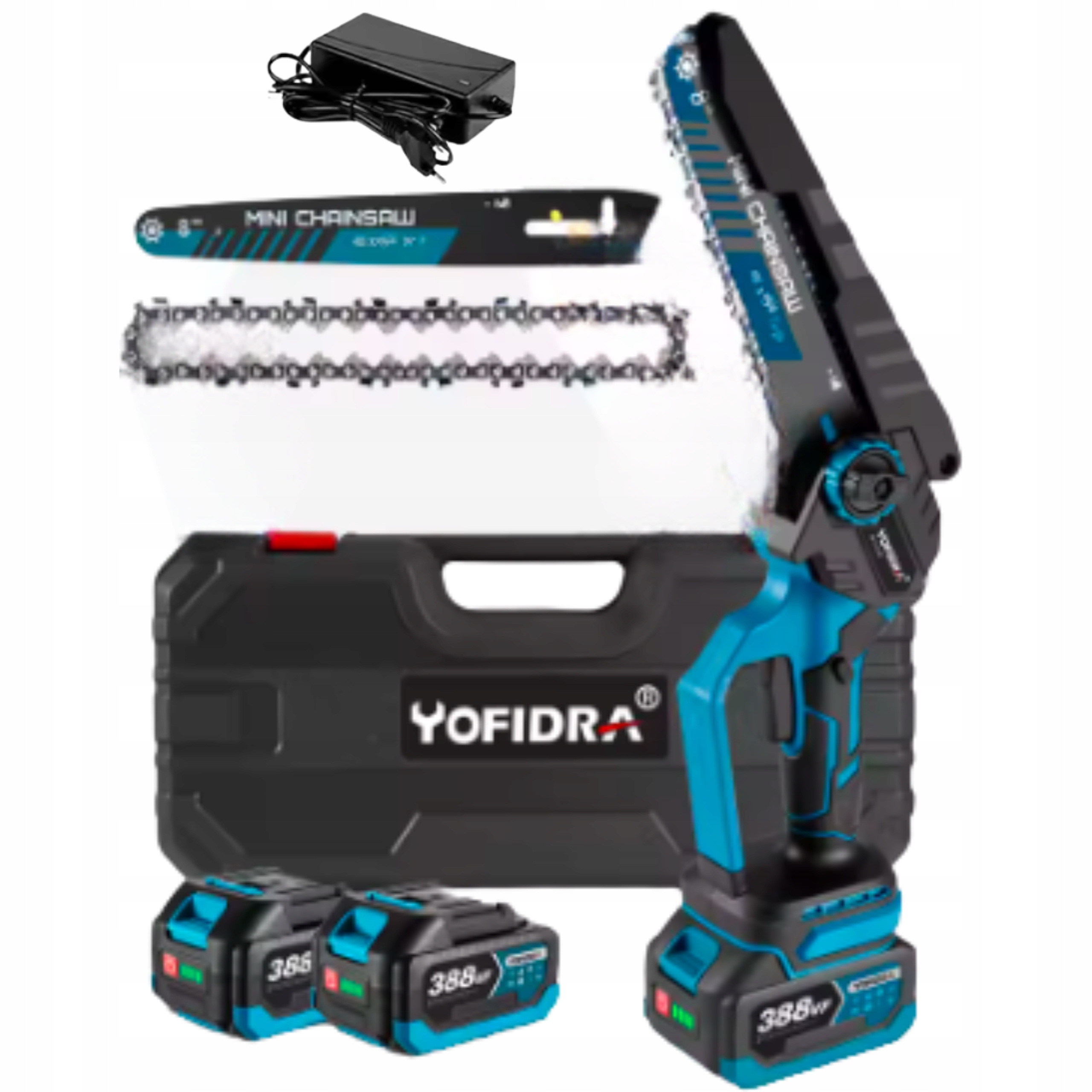 Řetězová pila Brushless Elektrická 8" zahradní pila na opracování dřeva