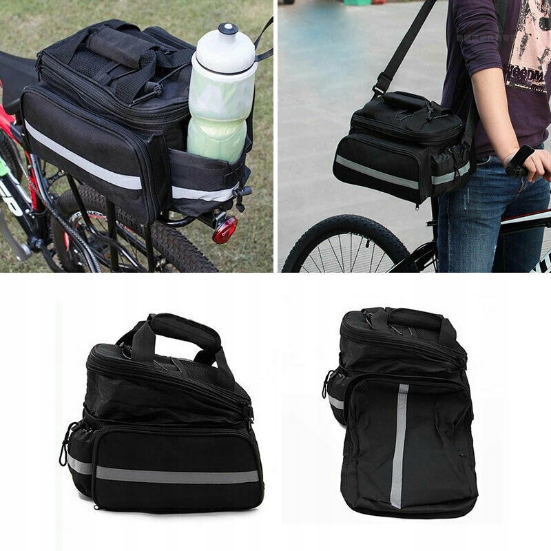 TORBA ROWEROWA WODOODPORNA TORBA NA BAGAŻNIK ROWEROWY NA TYLNYM 27L Marka bez marki