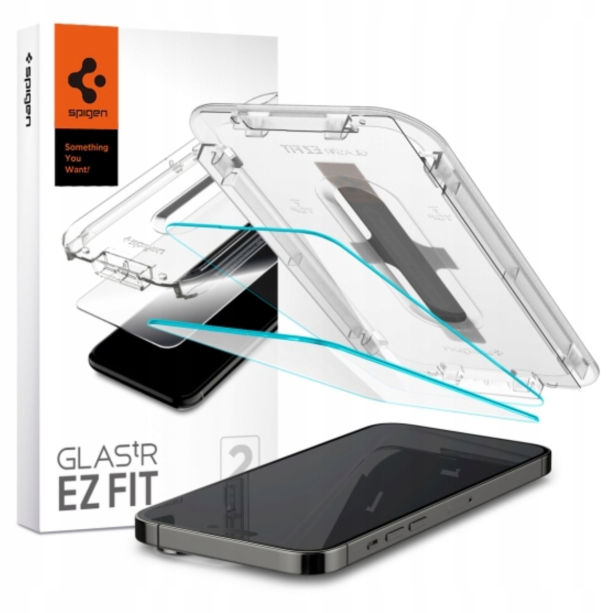 SPIGEN SZKŁO HARTOWANE DO IPHONE 14 PRO 2PAK