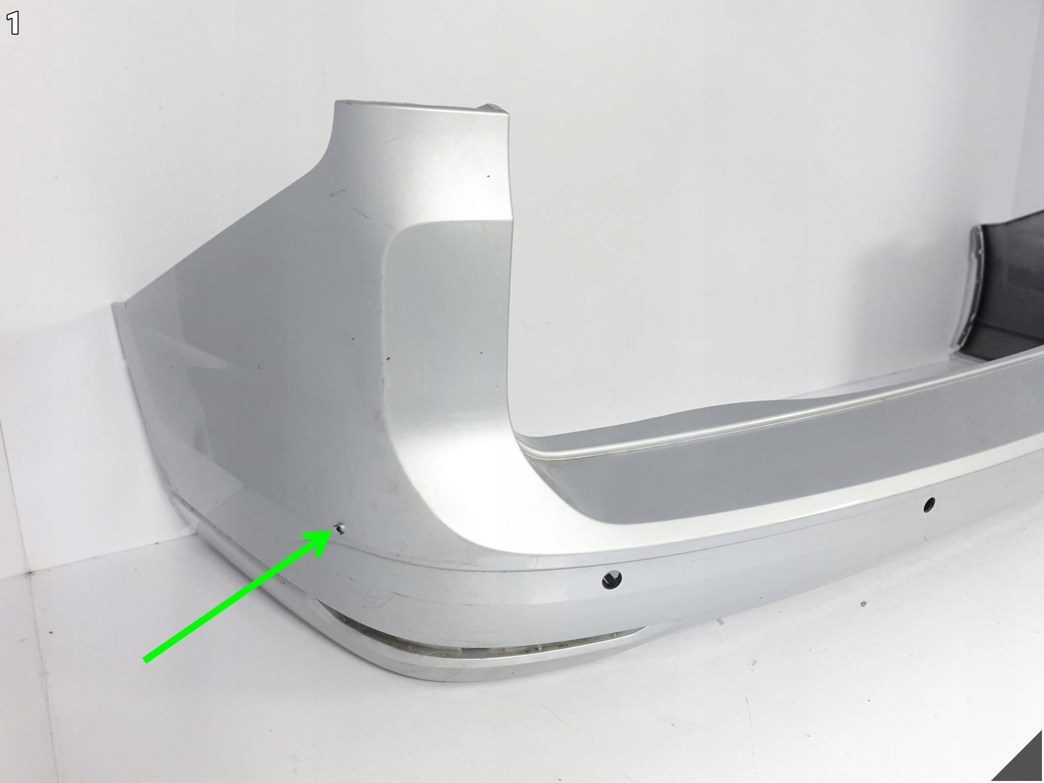 VW CADDY IV (4 GENERACJA) 2K7 MAXI LONG 20- bumper + spoiler rear part (4xPDC)