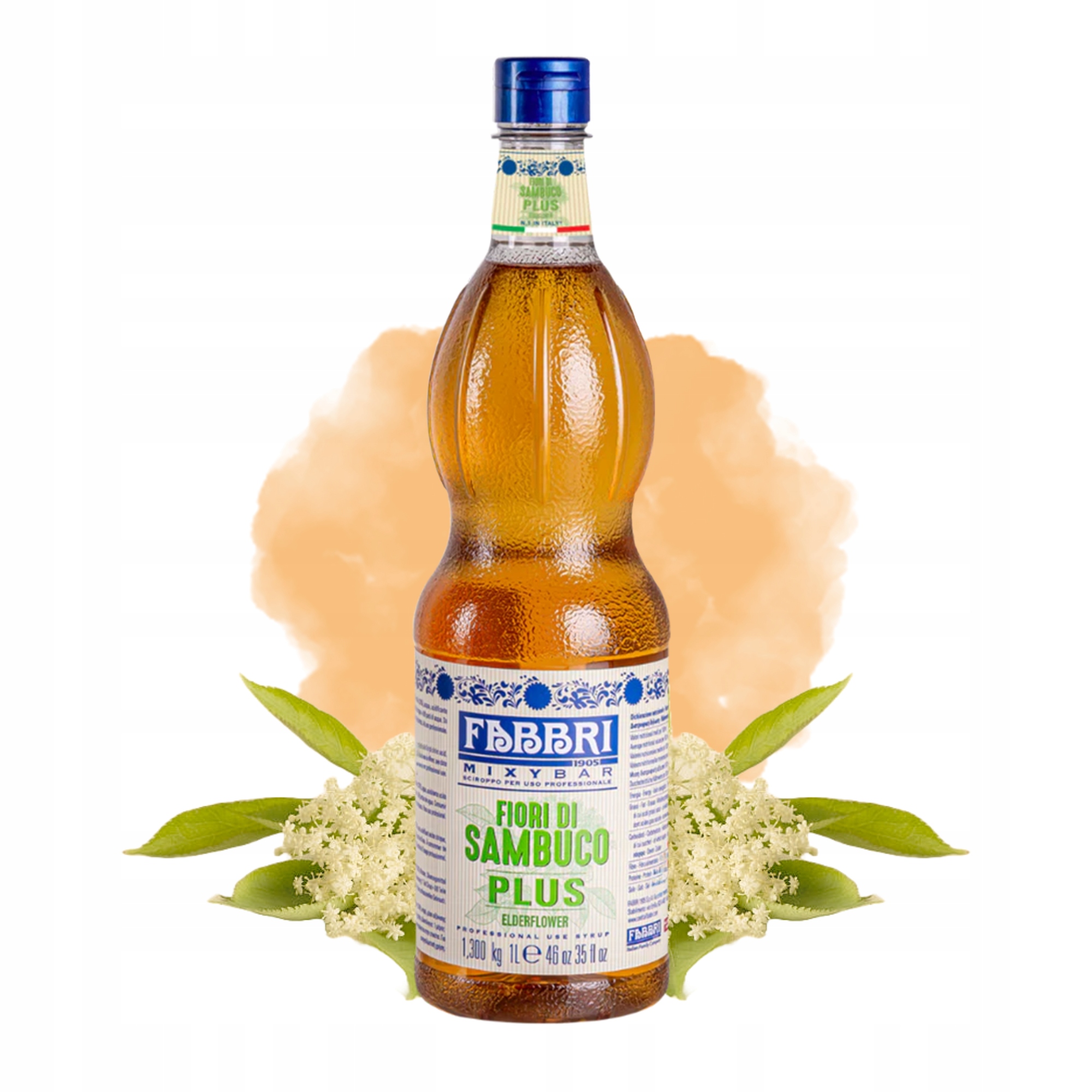 Syrop Kwiat Czarnego Bzu Fabbri Naturalny Włoski 1000 ml