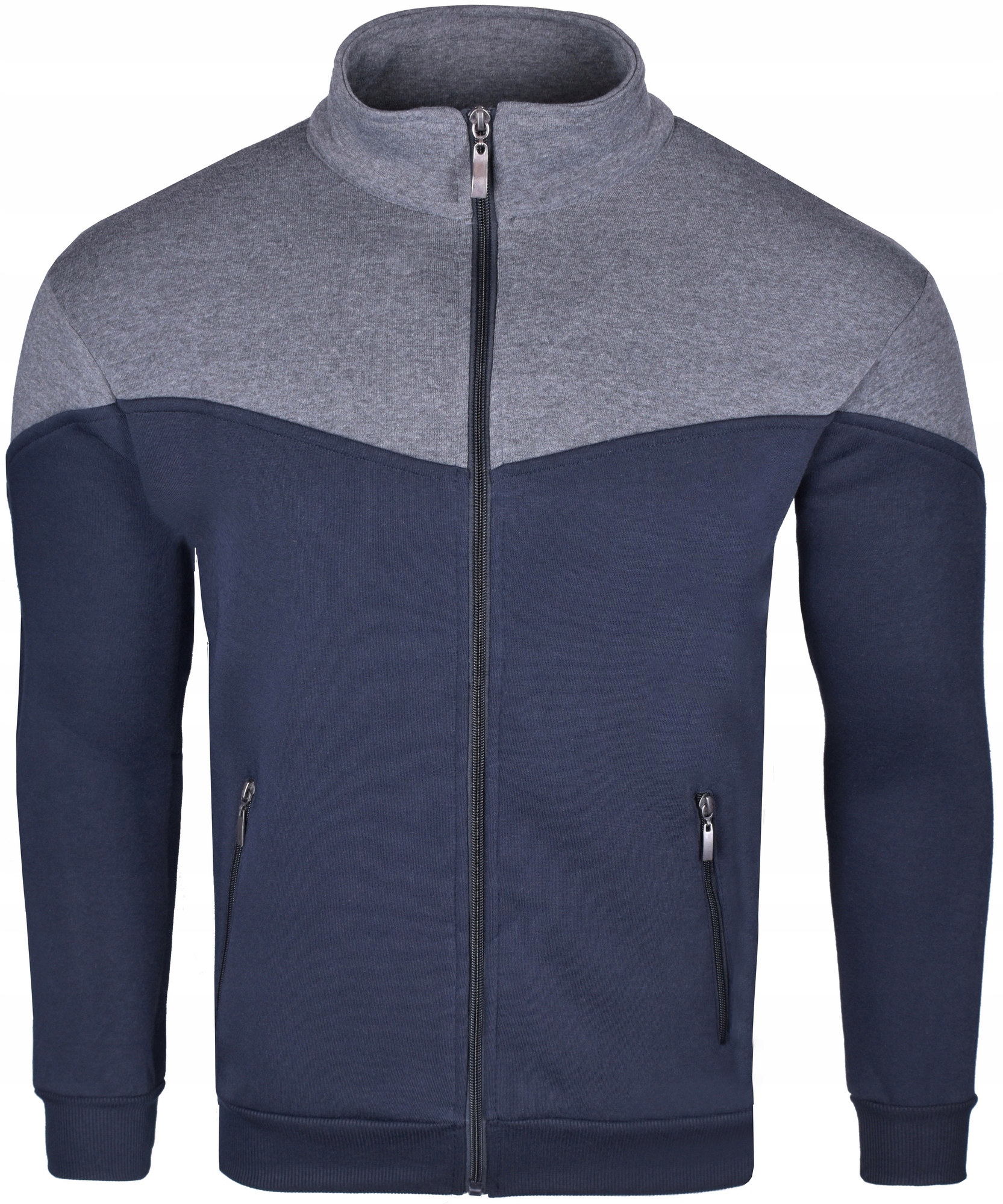 

Bluza Męska Klasyczna Rozpinana Stójka