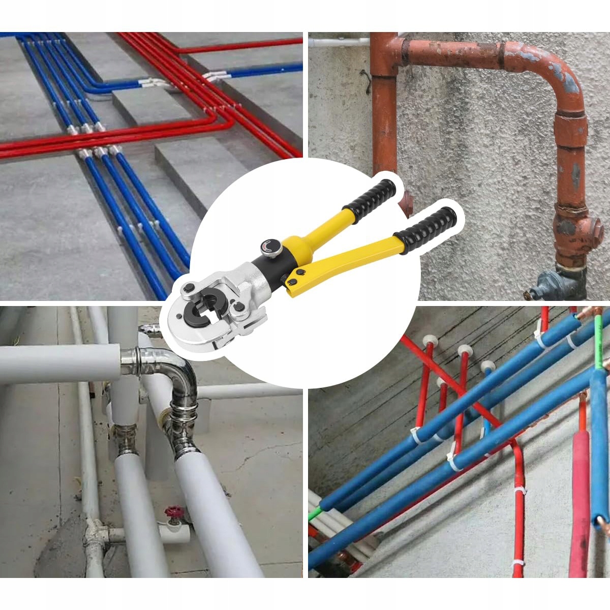 PRASKA ZACISKARKA HYDRAULICZNA DO RUR PEX (TH+U+V) EAN (GTIN) 6977755401144