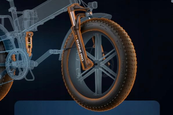 Rower elektryczny Engwe ENGINE PRO 750W 45KM/H Kolor niebieski