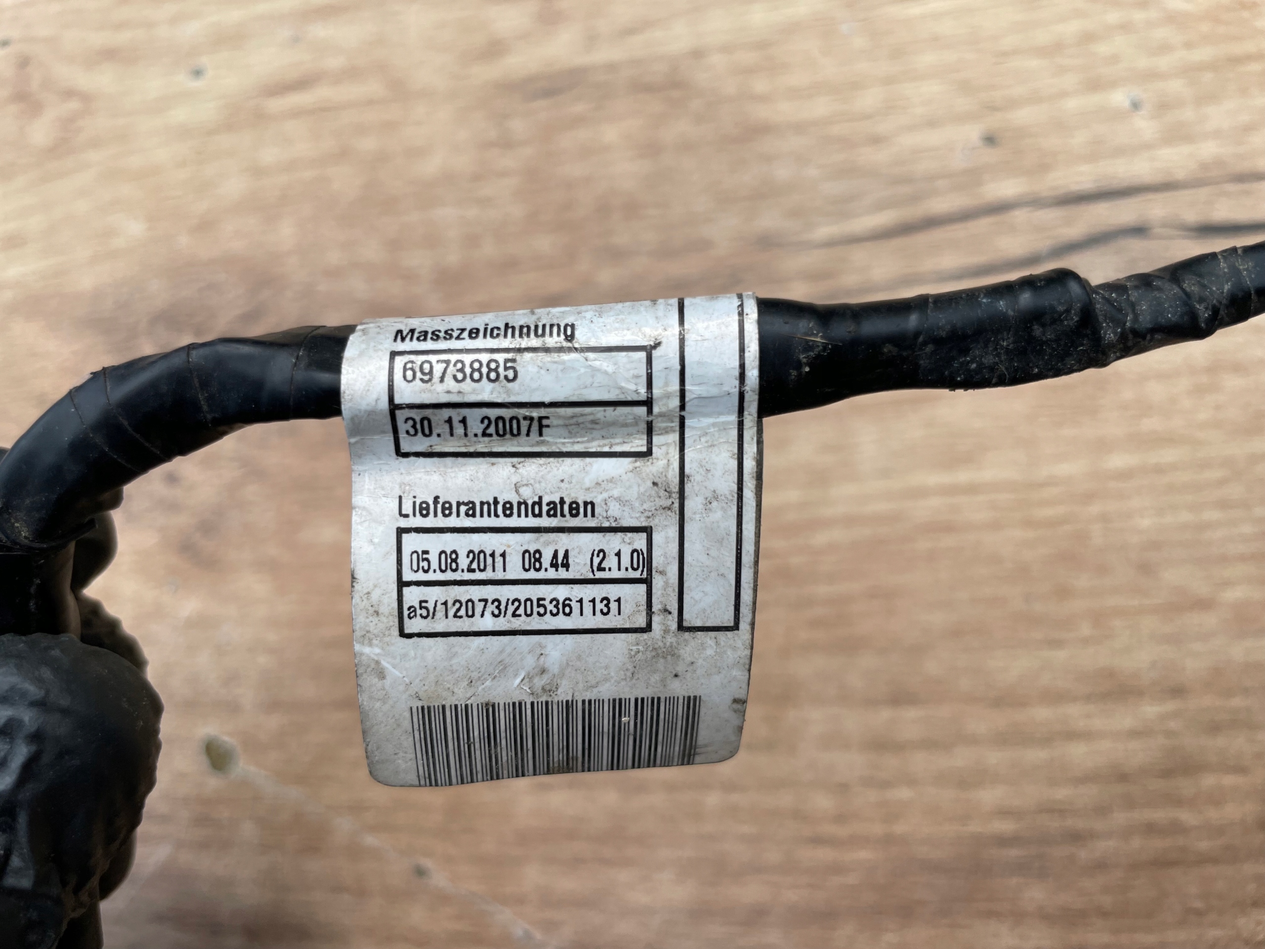 wiring washers BMW X5 E70 X6 E71 6973885