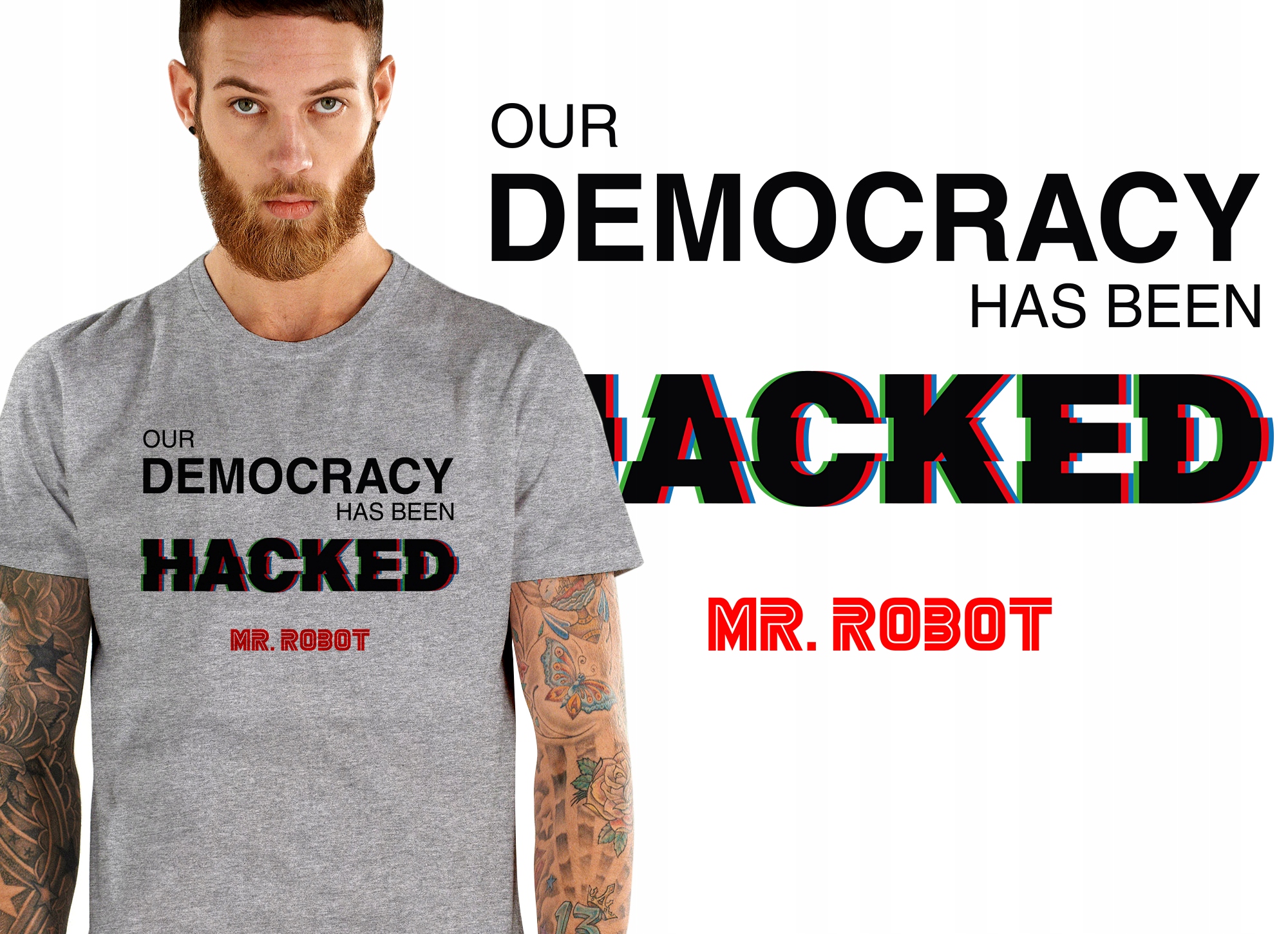

Mr Robot Elliot Evil Corp Koszulka Męska S