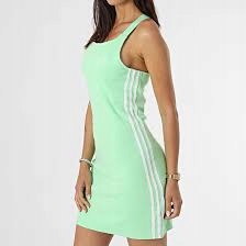 Sportovní šaty Adidas Originals s pruhy Racer H34601 světle zelené Xs UK6 32