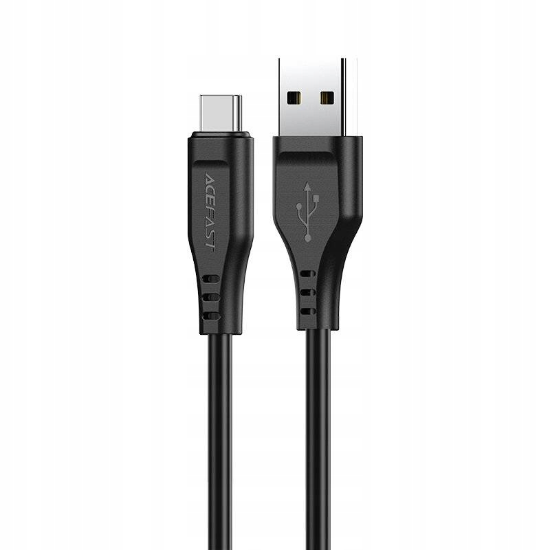 Acefast kabel Usb Usb Typ C 1,2m, 3A czarny