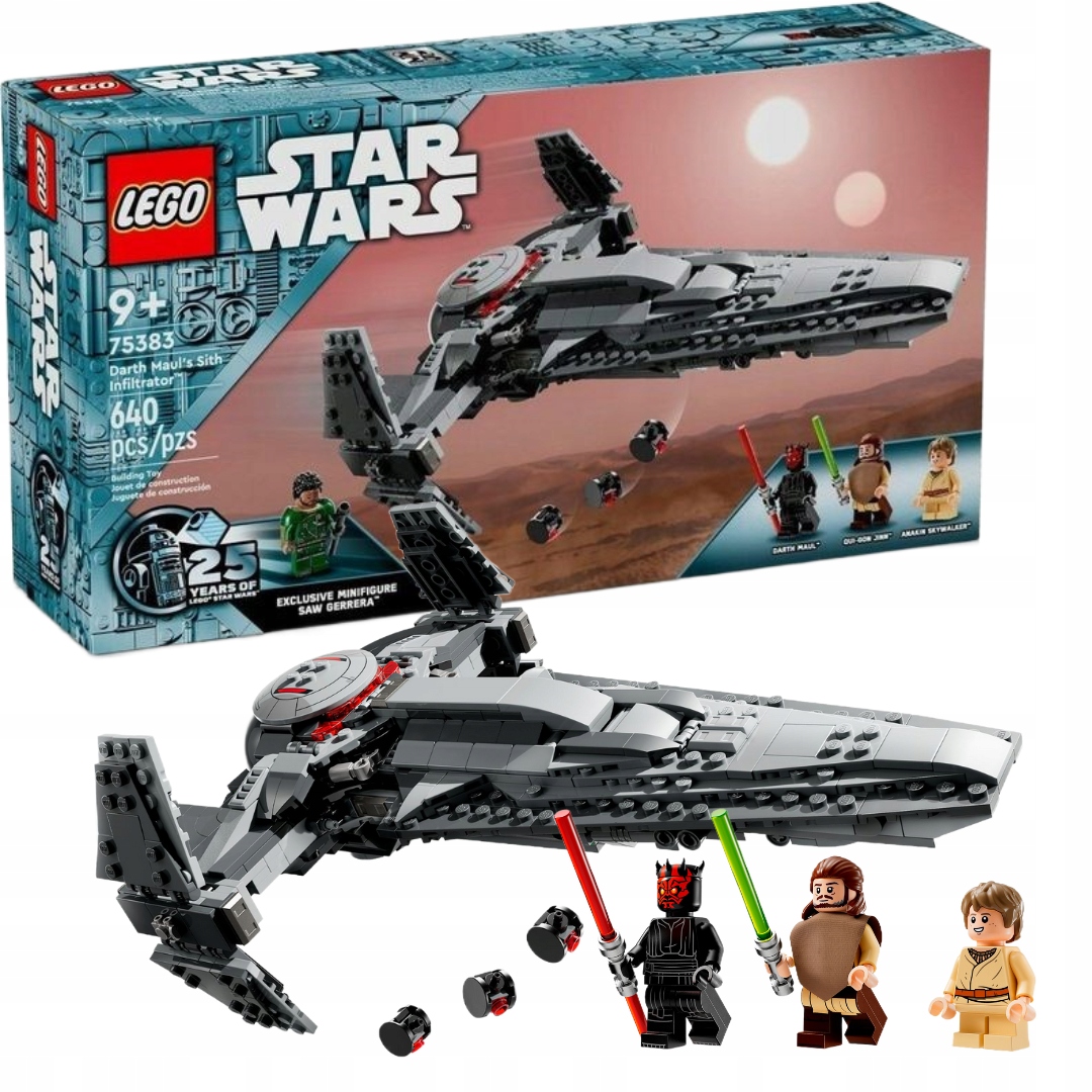 Lego 75383 Star Wars Infiltrátor Sithů Dartha Maula Loď