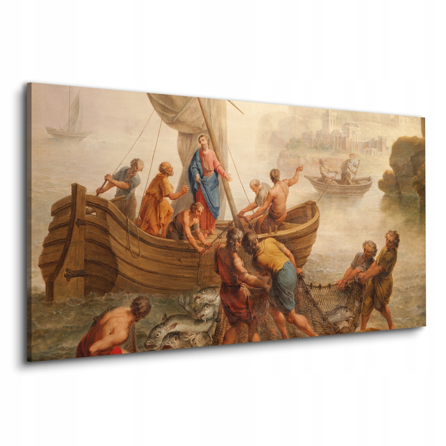 

Fotoobraz na płótnie Jezus jezioro ryby 120x60