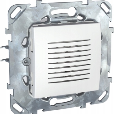 Elektronický zvonček 5 melódií biela polárny MGU50.786.18Z