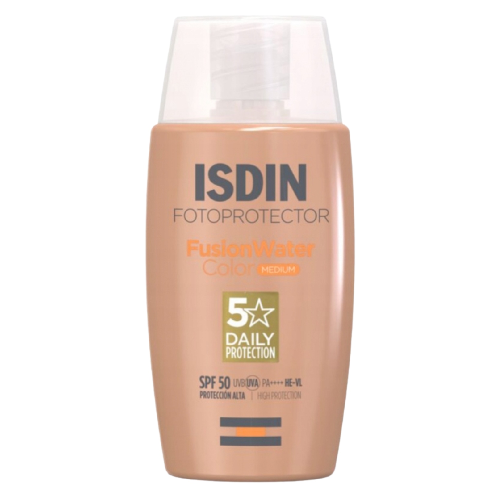 Isdin Fusion Water Medium SPF50 koloryzujący fluid przeciwsłoneczny 50 ml