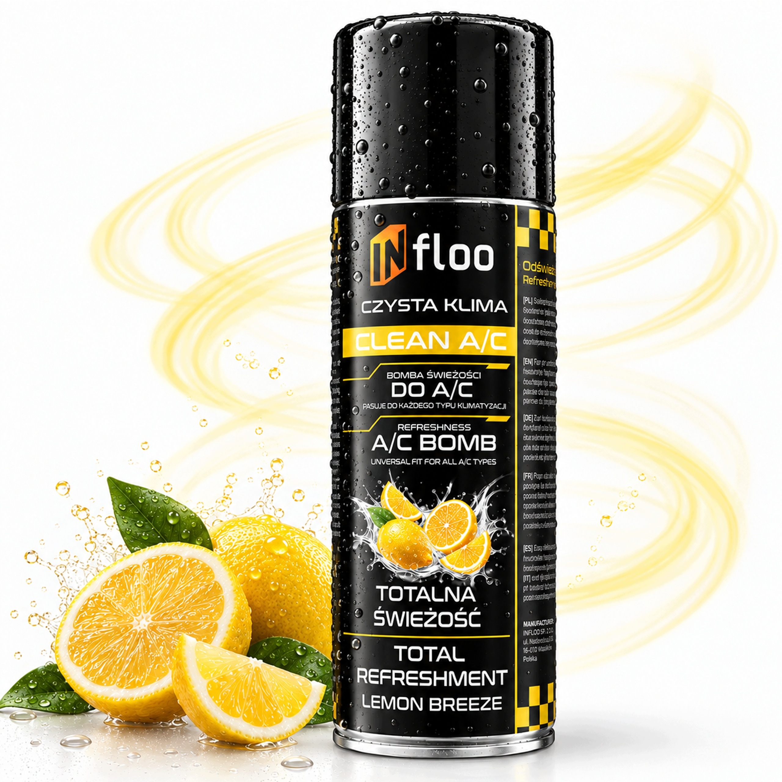 Środek Do Odgrzybiania Klimatyzacji Czyszczenie Odgrzybiacz 200ML Lemon