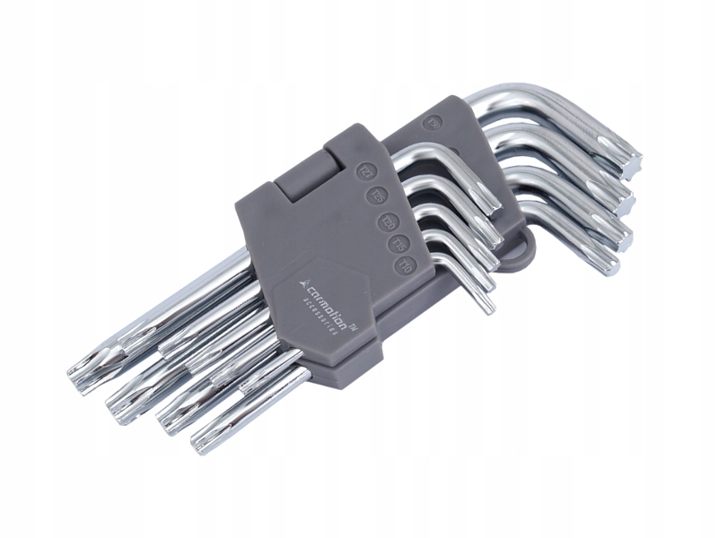 

Klucze Trzpieniowe 130MM Do Śrub Torx T10-T50 9SZT