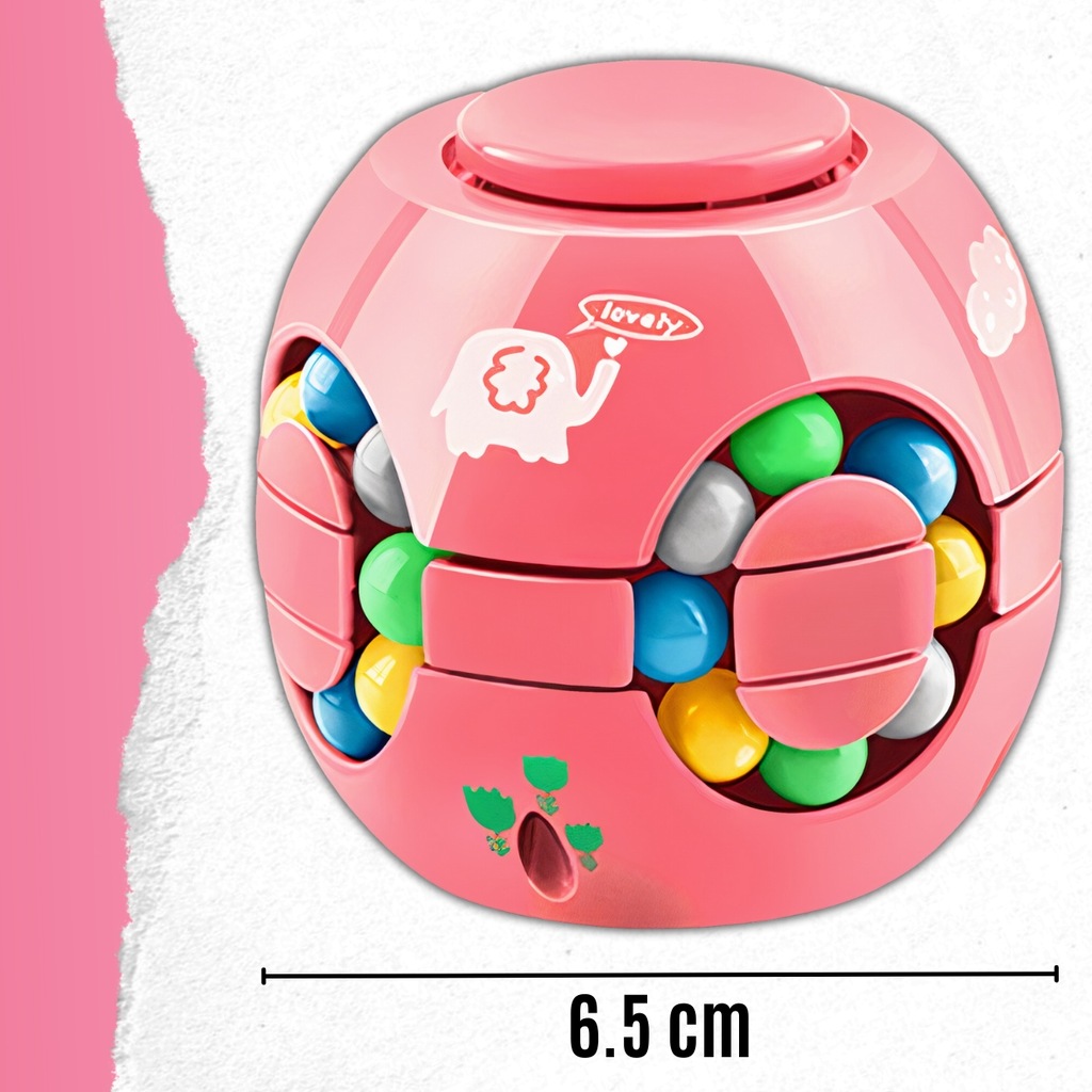 KOCKA PUZZLE KIRAKÓS JÁTÉK MÁGIKUS STRESSZOLDÓ LOGIKAI JÁTÉK RÓZSASZÍN Alsó korhatár 3